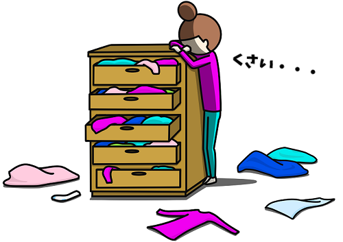 タンス 臭い 服