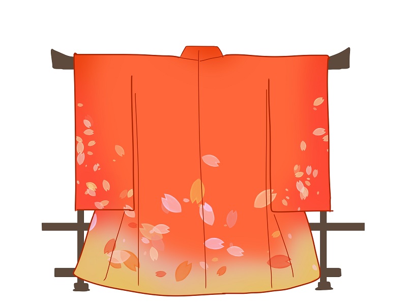 衣桁 着物