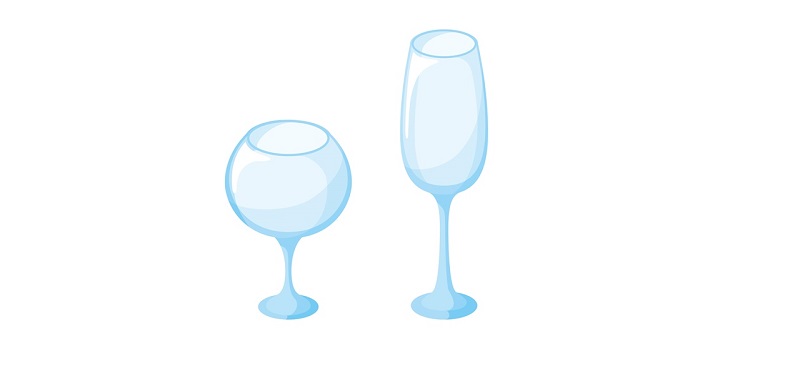 新品グラスの白いくもり