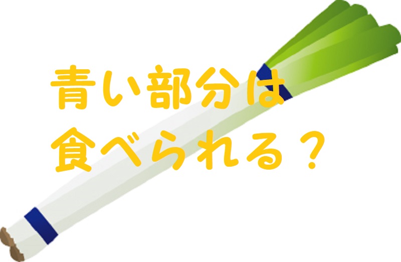 長ネギ 青い部分 食べられる