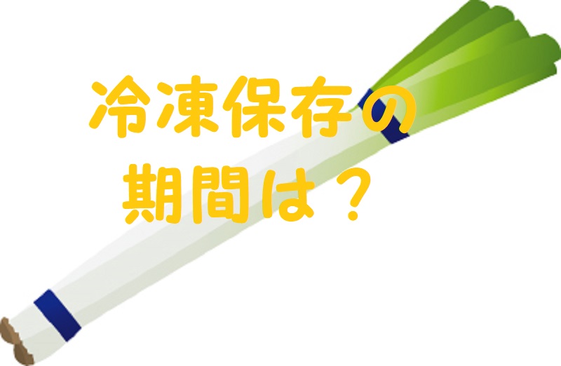 長ネギ 冷凍保存 期間
