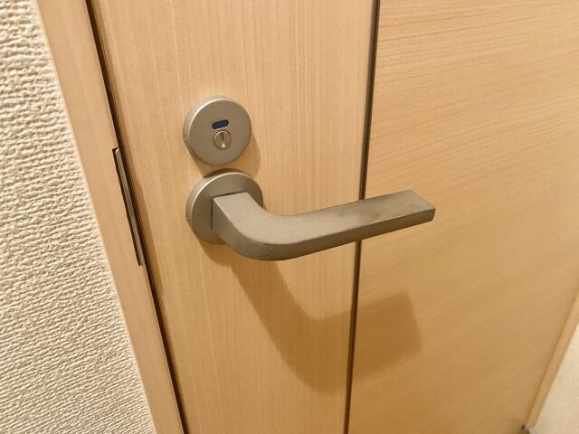 帰宅したらトイレの鍵が閉まっている一人暮らしの部屋