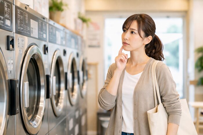 コインランドリー 待ち時間 離れる