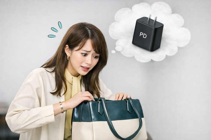 pd充電器 コンビニ