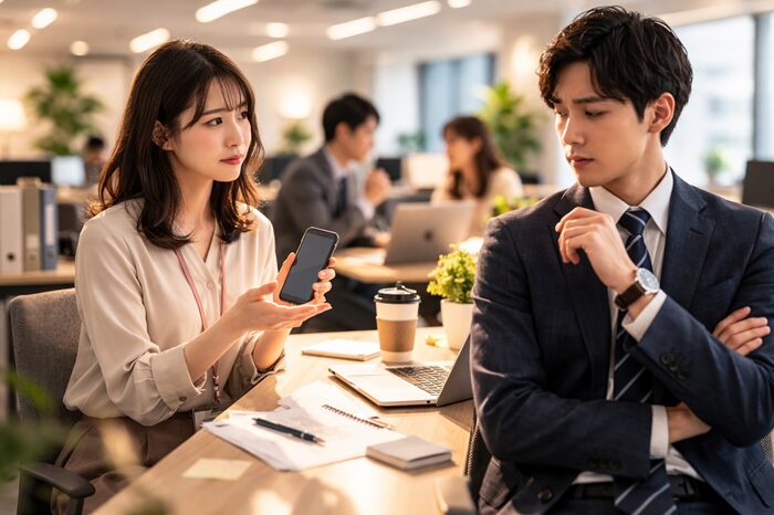 line交換 断られた 職場