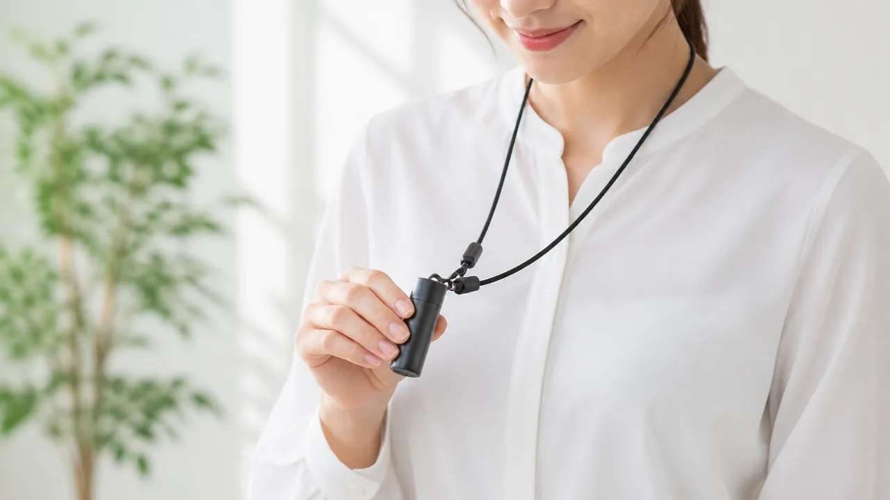 シャチハタを首から下げる方法|簡単な付け方と便利グッズ
